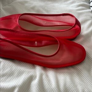 Red Women's Flats